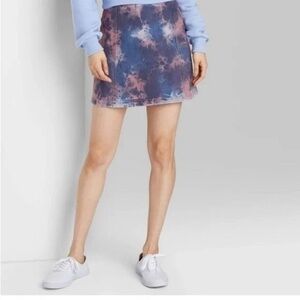 Wild fable tie dye denim pencil skirt size 4!